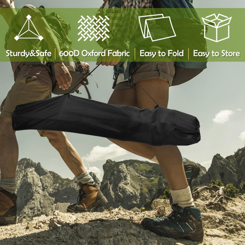 BRIVANCO Folding Camping Chair Set of 3 - Image 2