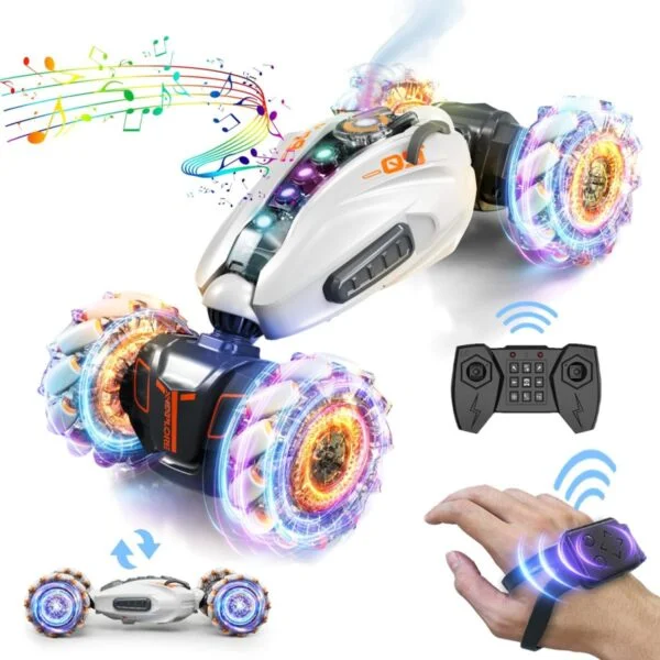 High-Quality Toys Supplier Wholesale 2.4GHz 360 Rotation 4WD Double Sided Driving Remote Control Gesture Sensing Toy Cars RC Stunt Car - Image 3