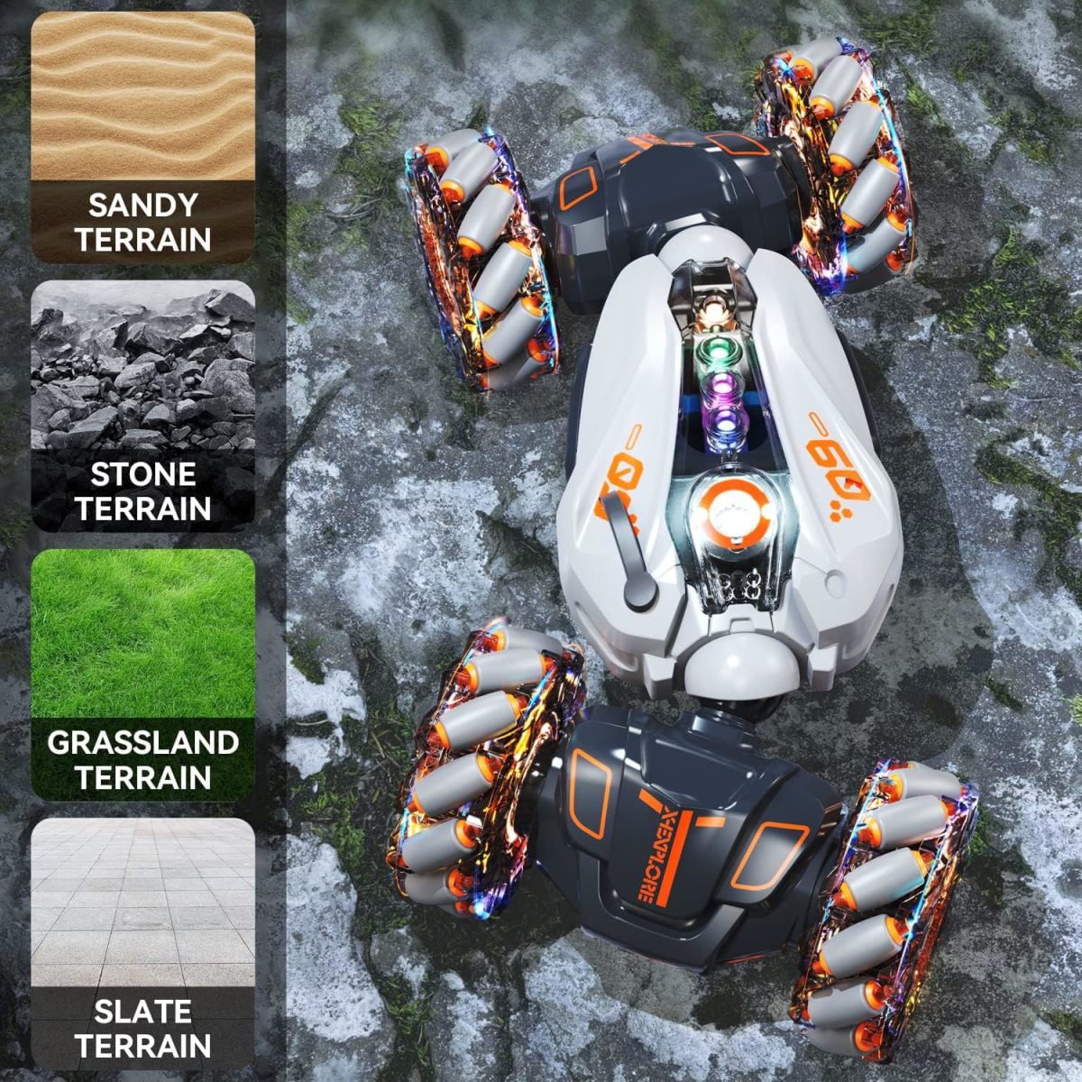 High-Quality Toys Supplier Wholesale 2.4GHz 360 Rotation 4WD Double Sided Driving Remote Control Gesture Sensing Toy Cars RC Stunt Car - Image 16