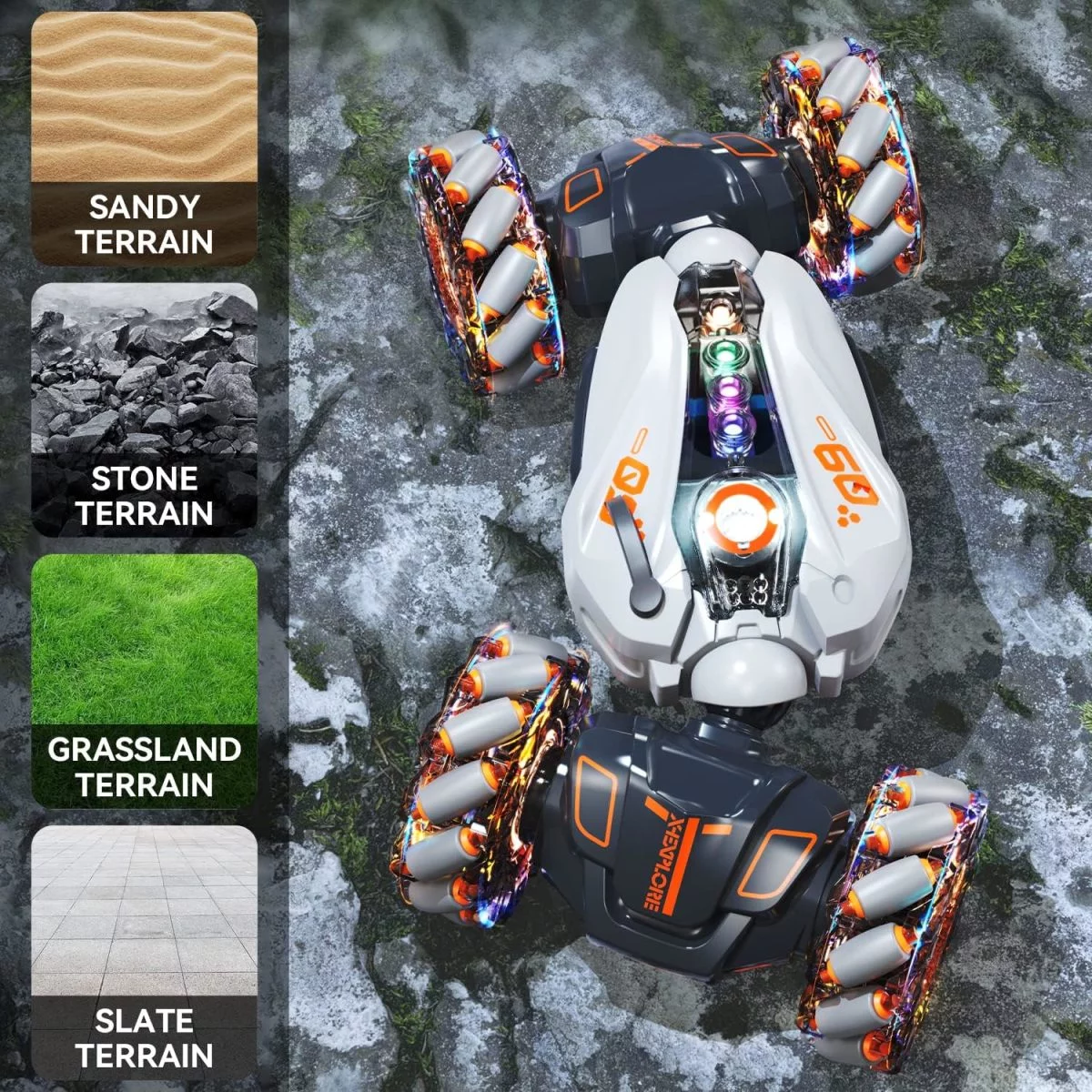 High-Quality Toys Supplier Wholesale 2.4GHz 360 Rotation 4WD Double Sided Driving Remote Control Gesture Sensing Toy Cars RC Stunt Car - Image 17