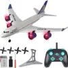 OEM Toys China Large 2.4G 3-CH Rc Glider Model Epp 747 A380 Airbus Aircraft Remote Control Airplane Electric Rc Foam Plane - Image 20