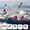 OEM Toys China Large 2.4G 3-CH Rc Glider Model Epp 747 A380 Airbus Aircraft Remote Control Airplane Electric Rc Foam Plane - Image 21