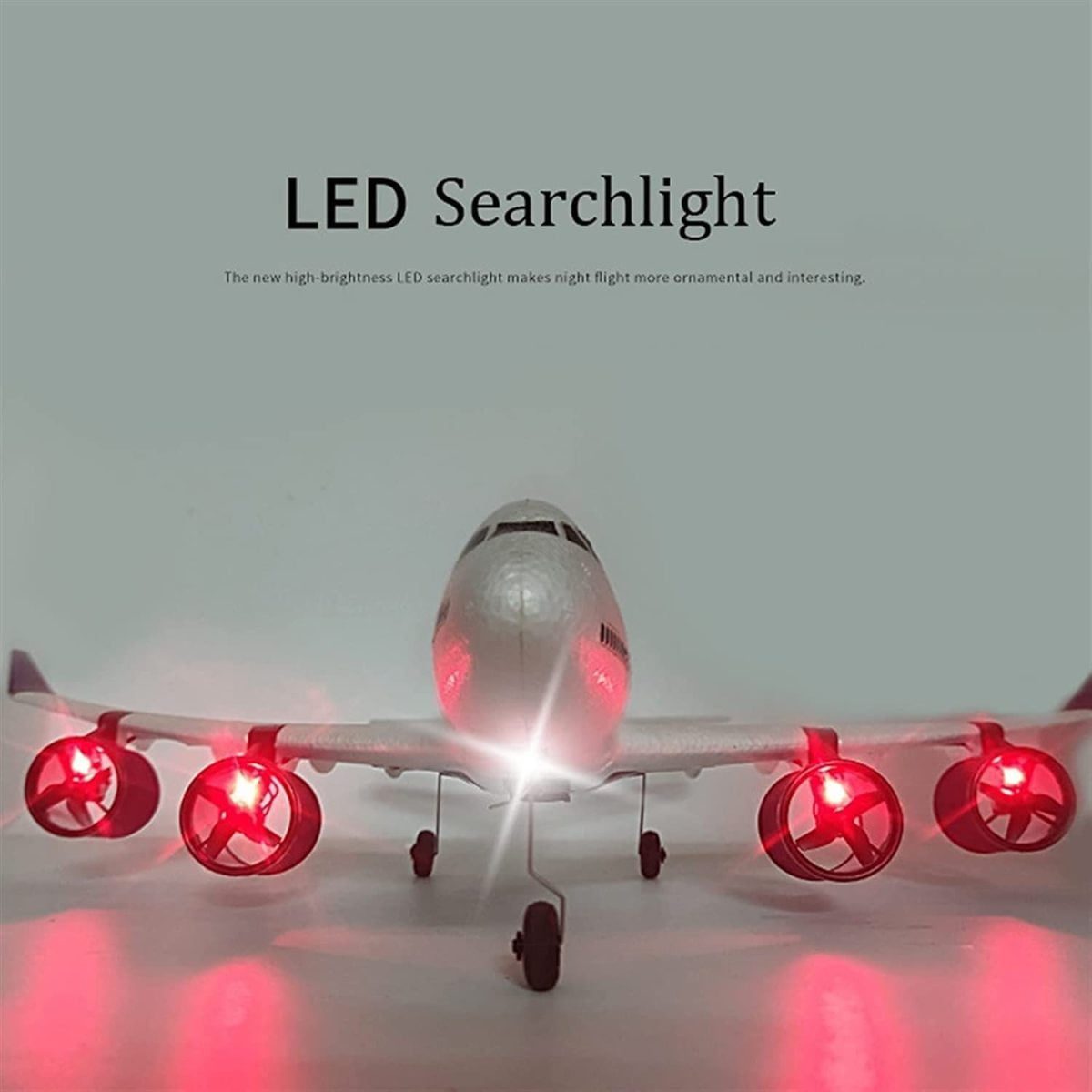 OEM Toys China Large 2.4G 3-CH Rc Glider Model Epp 747 A380 Airbus Aircraft Remote Control Airplane Electric Rc Foam Plane - Image 7