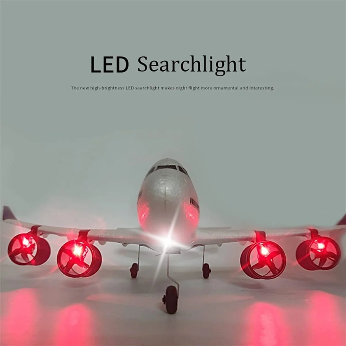 OEM Toys China Large 2.4G 3-CH Rc Glider Model Epp 747 A380 Airbus Aircraft Remote Control Airplane Electric Rc Foam Plane - Image 8