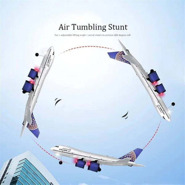 OEM Toys China Large 2.4G 3-CH Rc Glider Model Epp 747 A380 Airbus Aircraft Remote Control Airplane Electric Rc Foam Plane - Image 15