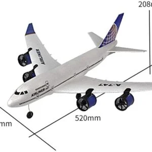 OEM Toys China Large 2.4G 3-CH Rc Glider Model Epp 747 A380 Airbus Aircraft Remote Control Airplane Electric Rc Foam Plane - Image 26