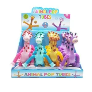 Toy Manufacturer China Toys Giraffe Pop Tubes Sensory Toys Novelty Spring Fidget Toy Stretch Tube Stress Relief Toy for Kid Adult Birthday Gift Party Favors - Image 19