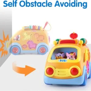 Wholesale Toy Pricing Baby Bus Toy Cartoon Musical Learning Toy Car Educational Baby Bus Toy with Animal Blocks Shape Shorter Fine Motor Skill - Image 22