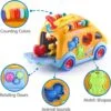 Wholesale Toy Pricing Baby Bus Toy Cartoon Musical Learning Toy Car Educational Baby Bus Toy with Animal Blocks Shape Shorter Fine Motor Skill - Image 25