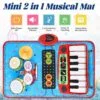 China Toy Distributor Wholesale Educational Kids Interactive Drum Piano Keyboard 2 in 1Baby Musical Play Mat Toys - Image 17