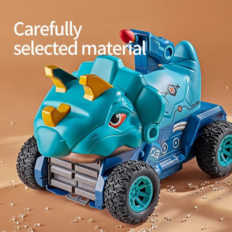 Kids Dinosaur Deformation Catapult Carrier Large Truck Toy With 3 Toy Cars - Image 13