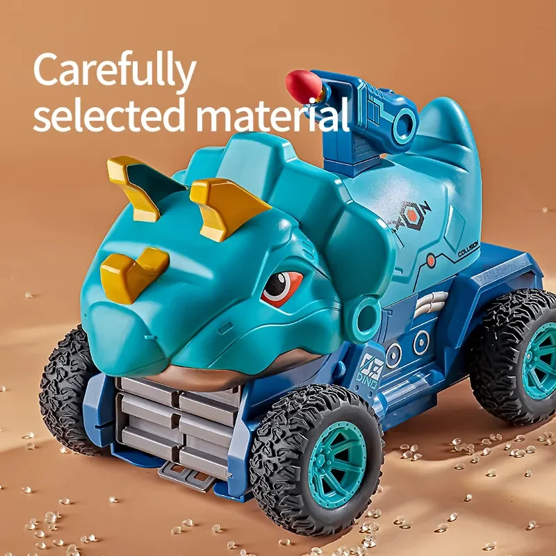 Kids Dinosaur Deformation Catapult Carrier Large Truck Toy With 3 Toy Cars - Image 14