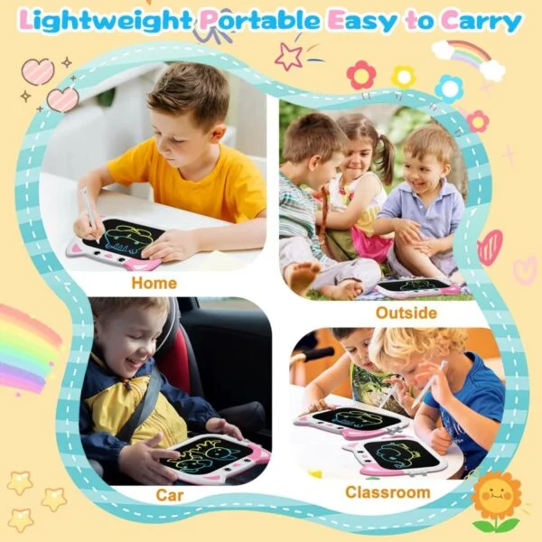 10 Inch Colorful Electronic Erasable Drawing Pad - Image 15