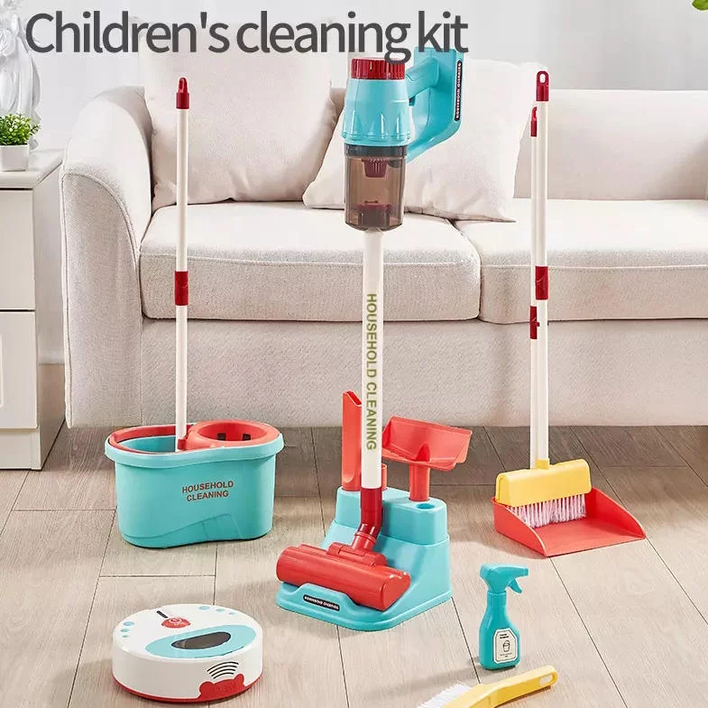 Competitive Toy Pricing Girl Toys Detachable Kids Cleaning Toy Set Pretend Play Housekeeping Kit Stem Really Clean Toys - Image 5