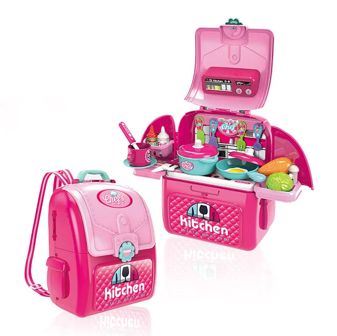 Toy Procurement China Girl Toys Mini Pretend Play Preschool Kitchen Sets Simulation Cooking Pink Color Kitchen Toy - Image 8