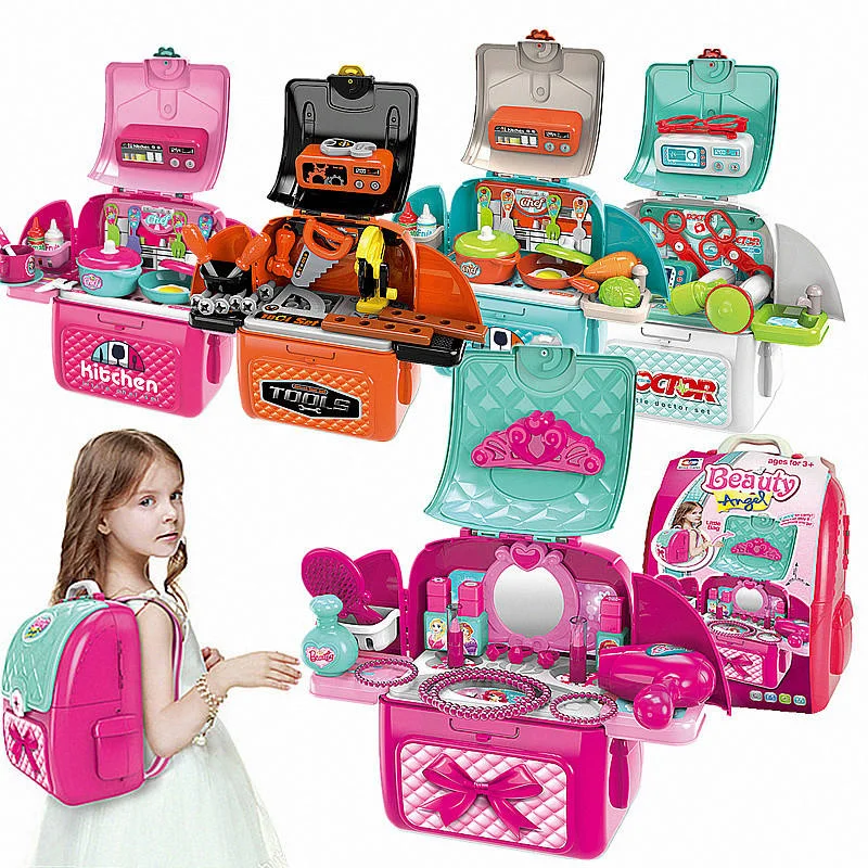 Toy Procurement China Girl Toys Mini Pretend Play Preschool Kitchen Sets Simulation Cooking Pink Color Kitchen Toy - Image 17