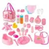 30 Piece Baby Doll Care Accessories Pretend Play Set Toy - Image 14