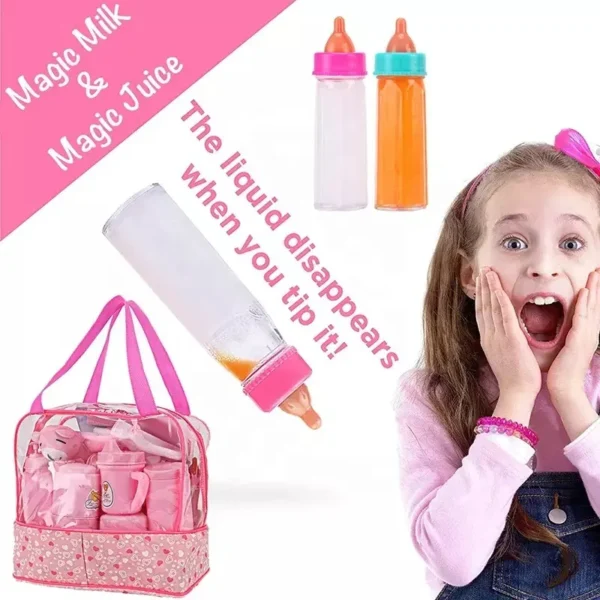 30 Piece Baby Doll Care Accessories Pretend Play Set Toy - Image 4