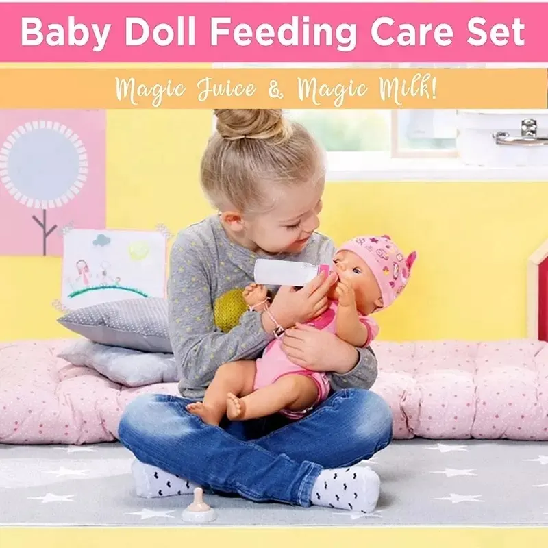 30 Piece Baby Doll Care Accessories Pretend Play Set Toy - Image 7
