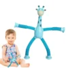 OEM Toy Manufacturer Novel Puzzle Luminous Cartoon Giraffe Retractable Suction Cup Variety Shapes Educational Decompression Pop Fidget Toy - Image 16