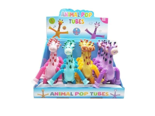 OEM Toy Manufacturer Novel Puzzle Luminous Cartoon Giraffe Retractable Suction Cup Variety Shapes Educational Decompression Pop Fidget Toy - Image 5