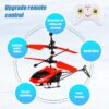 Factory Price Toys Remote Control Helicopter USB Charging Lights Fall-resistant Infrared Gesture Sensor Flying Induction Helicopter - Image 15