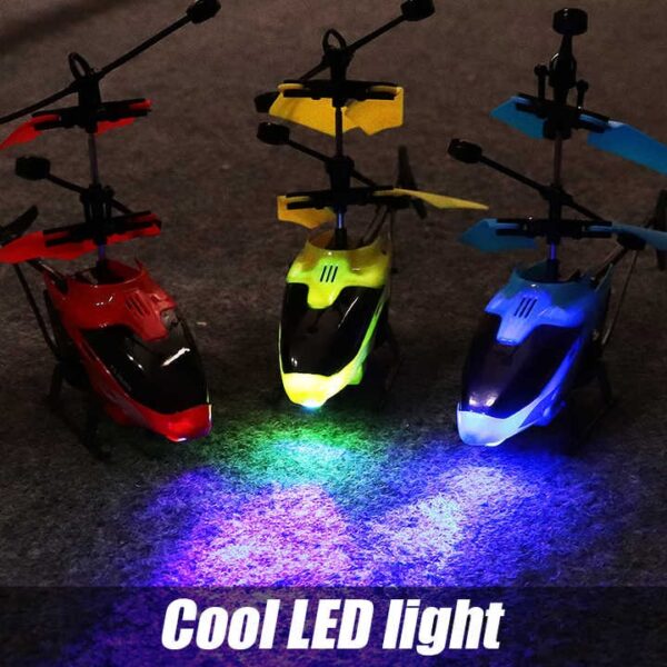 Factory Price Toys Remote Control Helicopter USB Charging Lights Fall-resistant Infrared Gesture Sensor Flying Induction Helicopter - Image 10