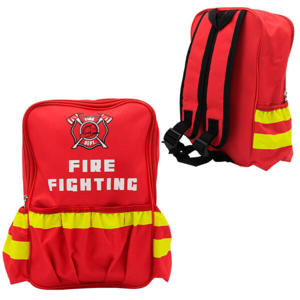 Safe Toys China Pretend Play Preschool Firefighter Toys Backpack Megaphone Fire Extinguisher Role Play Tool Toy Set for Kids - Image 6