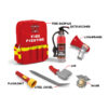Safe Toys China Pretend Play Preschool Firefighter Toys Backpack Megaphone Fire Extinguisher Role Play Tool Toy Set for Kids - Image 18