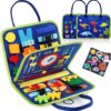 Wholesale Montessori Toys Toddler Activities Board Kids Sensory Board Dinosaur Busy Board Montessori Toy - Image 13