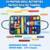 Wholesale Montessori Toys Toddler Activities Board Kids Sensory Board Dinosaur Busy Board Montessori Toy - Image 14