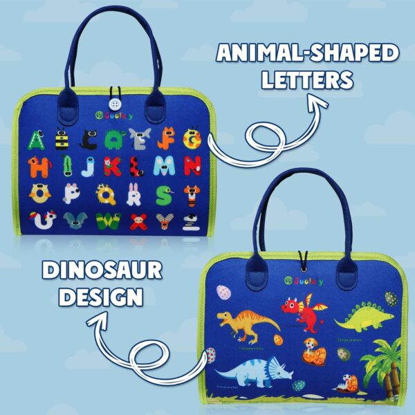 Wholesale Montessori Toys Toddler Activities Board Kids Sensory Board Dinosaur Busy Board Montessori Toy - Image 12