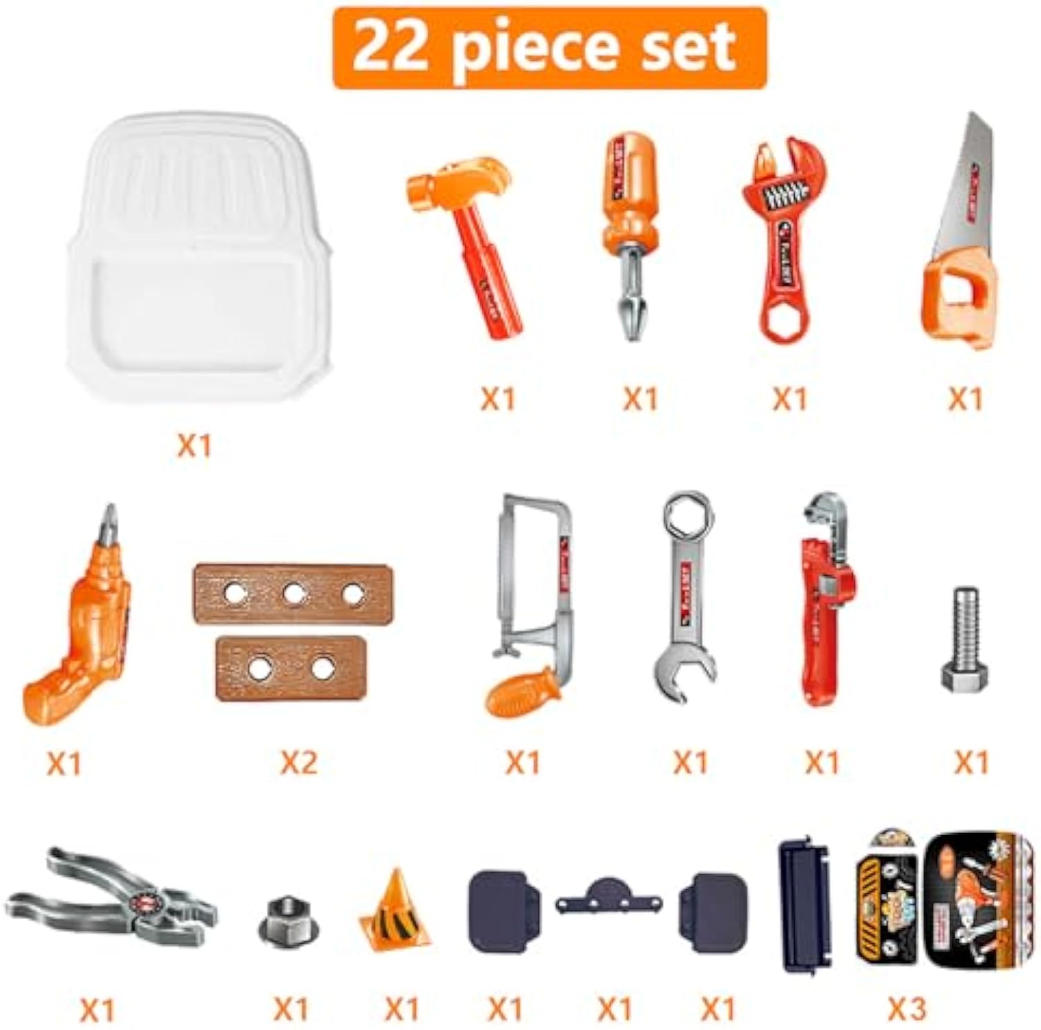 OEM Toys China Pretend Play Preschool Hot Selling Kids Tool Toy New Arrivals Children Tool Sets Toy - Image 5