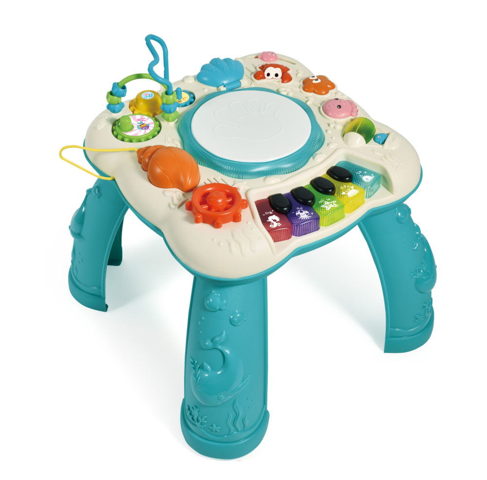 Educational Toy Baby Table Chair Educational Musical Drum Baby Study Table Toys Piano Music Instrument Learning Table Toys - Image 3