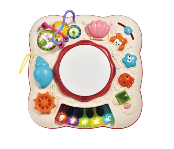 Educational Toy Baby Table Chair Educational Musical Drum Baby Study Table Toys Piano Music Instrument Learning Table Toys - Image 6
