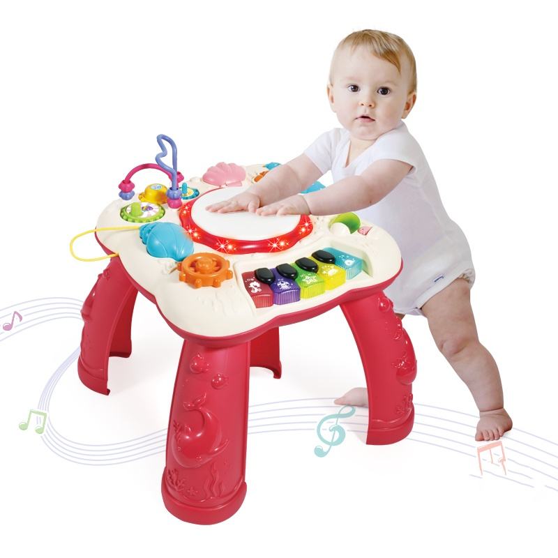 Educational Toy Baby Table Chair Educational Musical Drum Baby Study Table Toys Piano Music Instrument Learning Table Toys - Image 9