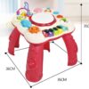 Educational Toy Baby Table Chair Educational Musical Drum Baby Study Table Toys Piano Music Instrument Learning Table Toys - Image 23