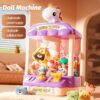 Doll Catcher Machine Toy Educational Indoor Cartoon Electronic Clip Dolls Grabber Household Kids Claw Machine with Music - Image 14