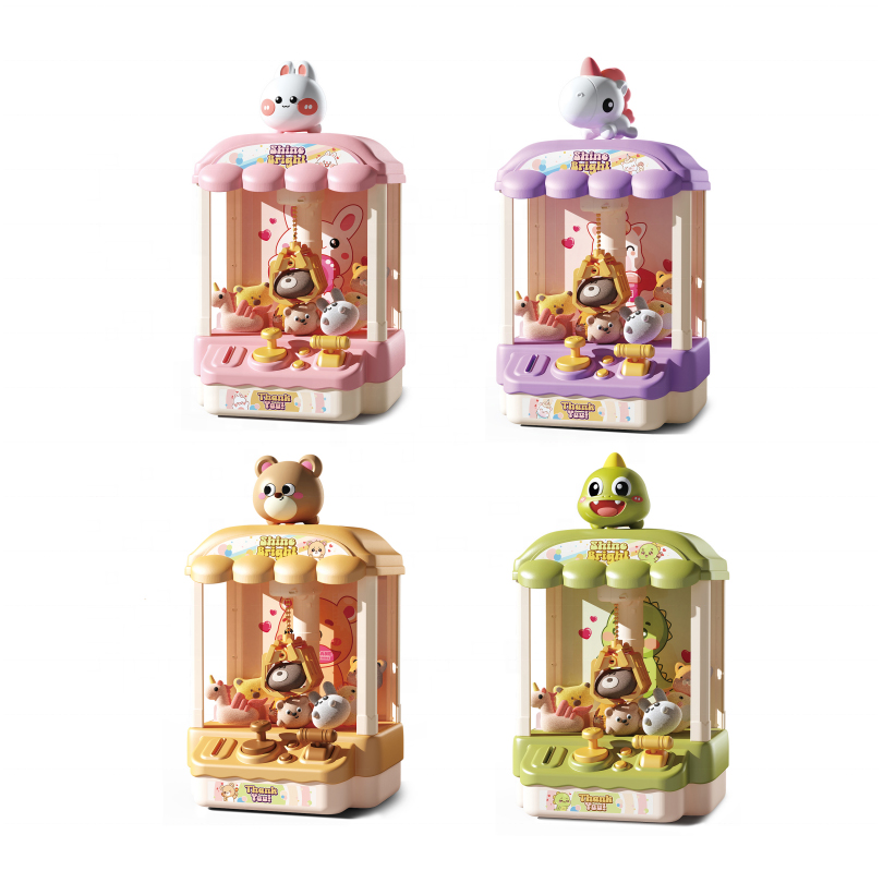 Doll Catcher Machine Toy Educational Indoor Cartoon Electronic Clip Dolls Grabber Household Kids Claw Machine with Music - Image 11