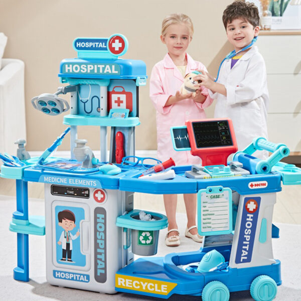 Hot Sale Kids Doctor Kit Children Hospital Role Play Doctor Games Pretend Play Preschool Doctor Toy Set - Image 2
