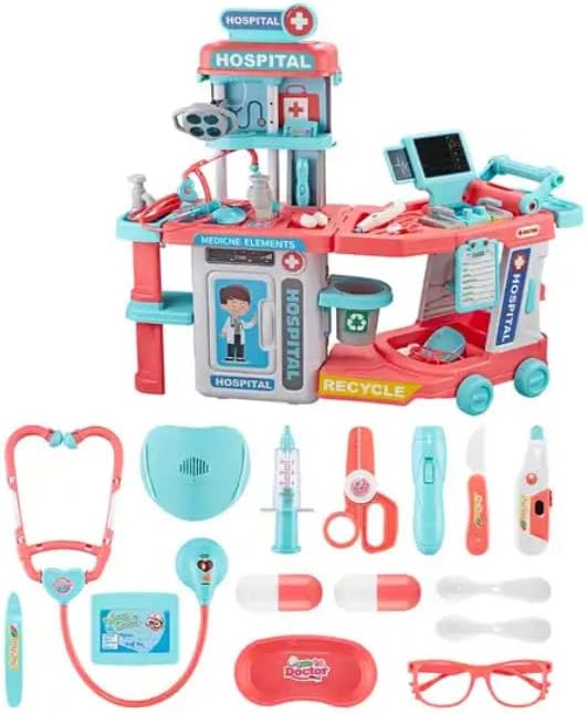 Hot Sale Kids Doctor Kit Children Hospital Role Play Doctor Games Pretend Play Preschool Doctor Toy Set - Image 3