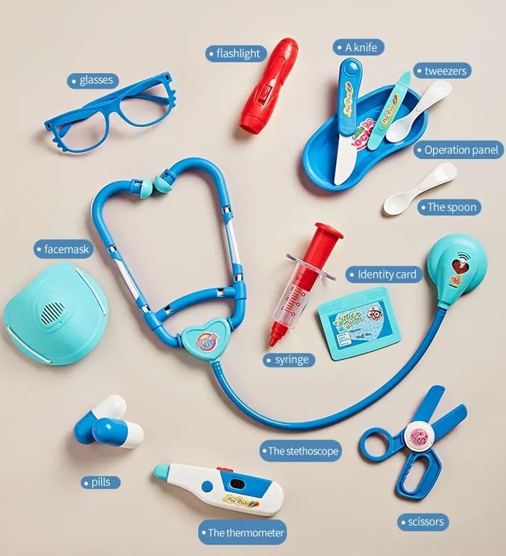 Hot Sale Kids Doctor Kit Children Hospital Role Play Doctor Games Pretend Play Preschool Doctor Toy Set - Image 7