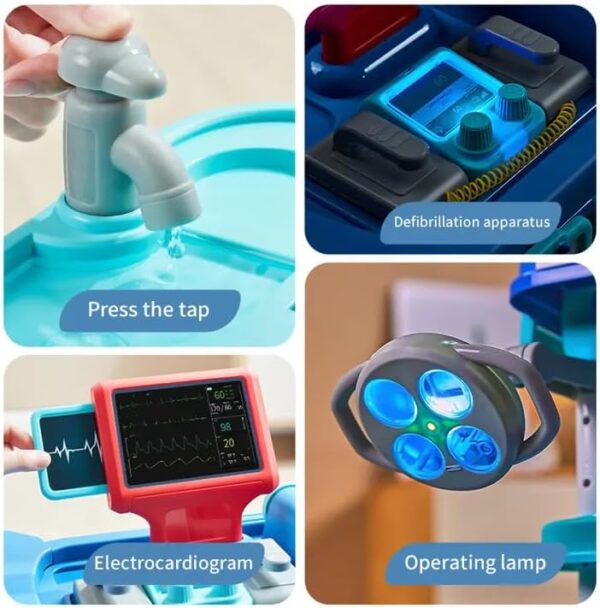 Hot Sale Kids Doctor Kit Children Hospital Role Play Doctor Games Pretend Play Preschool Doctor Toy Set - Image 10