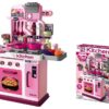 Girl Toy Multifunction Kids Role Pretend Play Cooking Game Toys Lighting Music Kitchen Table Toy Set - Image 20