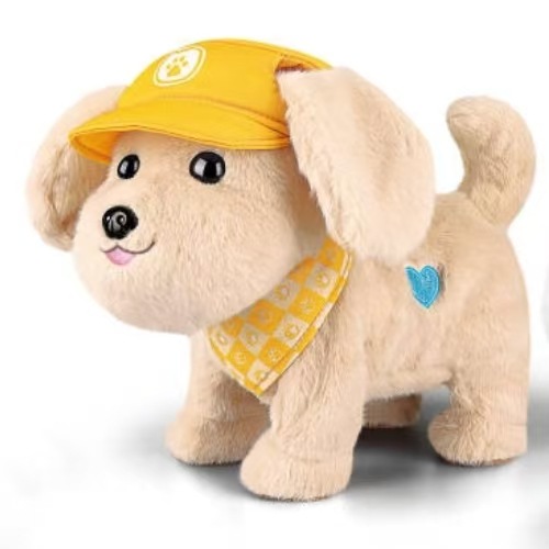 RC Voice Control Dressup Bichon Frise Intelligent Rc Pet Toy with Music Recording - Image 2