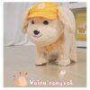 RC Voice Control Dressup Bichon Frise Intelligent Rc Pet Toy with Music Recording - Image 12
