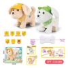 RC Voice Control Dressup Bichon Frise Intelligent Rc Pet Toy with Music Recording - Image 13