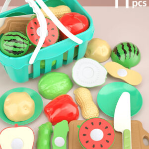11Pcs Funny Plastic Toy School Children Baby Cutting Food Vegetables Fruit Magnet Cutting Toy for Kids - Image 14