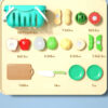 11Pcs Funny Plastic Toy School Children Baby Cutting Food Vegetables Fruit Magnet Cutting Toy for Kids - Image 19