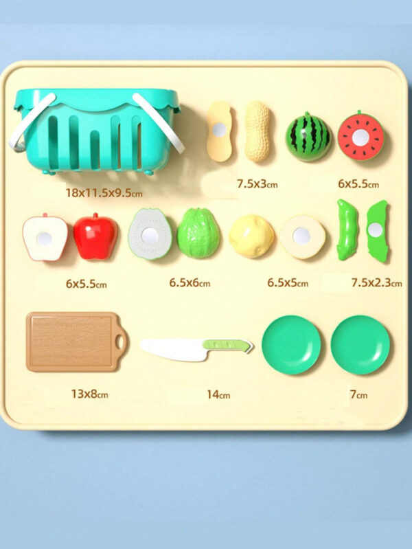 11Pcs Funny Plastic Toy School Children Baby Cutting Food Vegetables Fruit Magnet Cutting Toy for Kids - Image 8